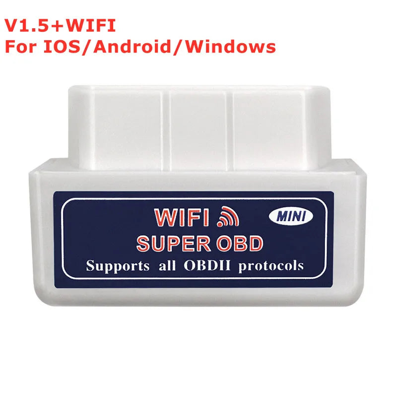 Mini ELM327 OBD2 Scanner Bluetooth WiFi for Android iOS OBD2 Diagnostic Scanner Oasis Select WIFI ELM327 V1.5