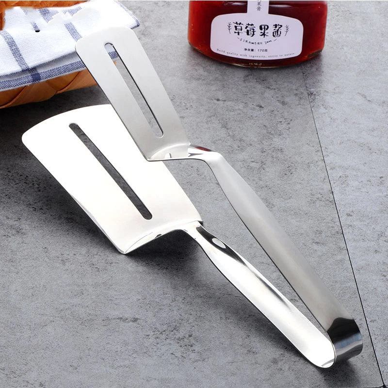 Stainless Steel BBQ Tongs – Grill & Kitchen Clamp Turner BBQ Kitchen Tongs Oasis Select