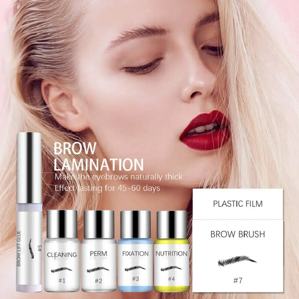 Professional Lash And Brow Lamination Kit Supplies With Brush Eyebrow Lifting Perming Cream Brow Wrap Semi Permanent Keratina Oasis Select