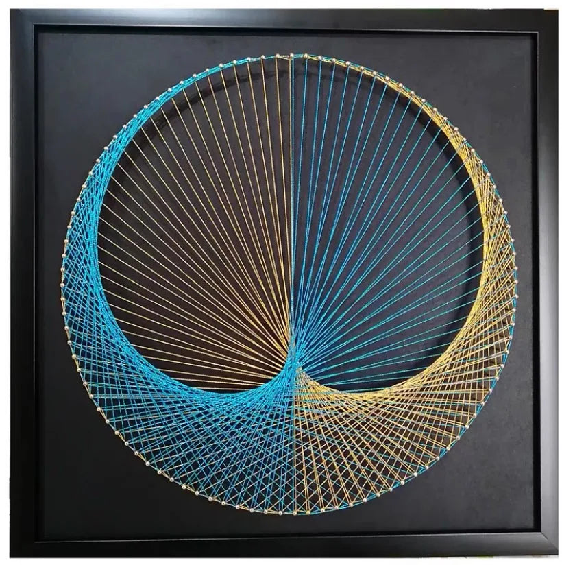 Geometry Nail Winding Painting DIY Material Package Wool Hand