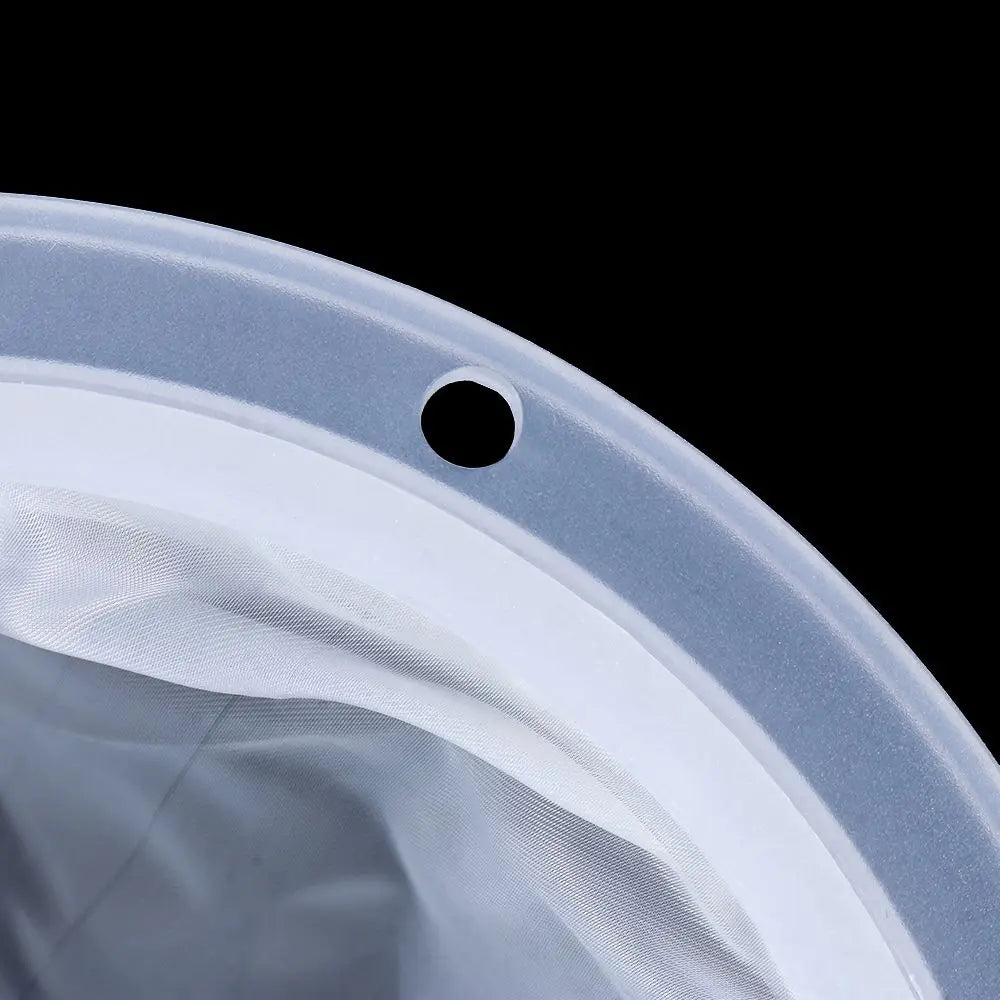 13/15CM Stainless Steel Funnel 100-450 Mesh Nylon Filter Fruit Milk Traditional Chinese Medicine Oil White Wine Boiled Water Oasis Select