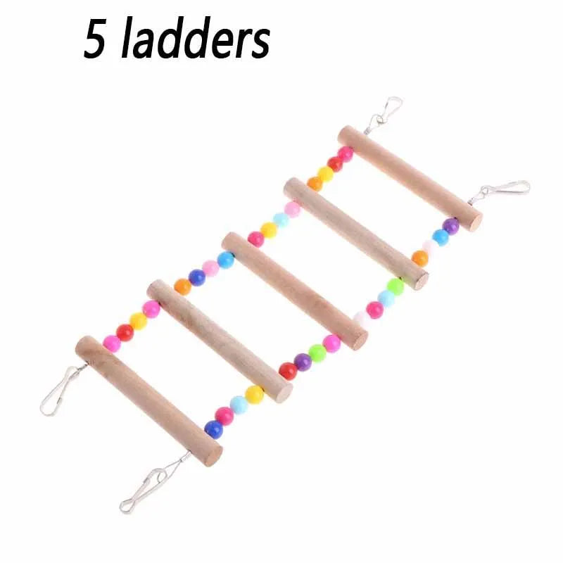 Parrots Ladders Pets Birds Climbing Toys for Parrots Game Bird Calopsita Parakeets Accessories Stairs with Balls Agapornis Toys Oasis Select 5 Ladders