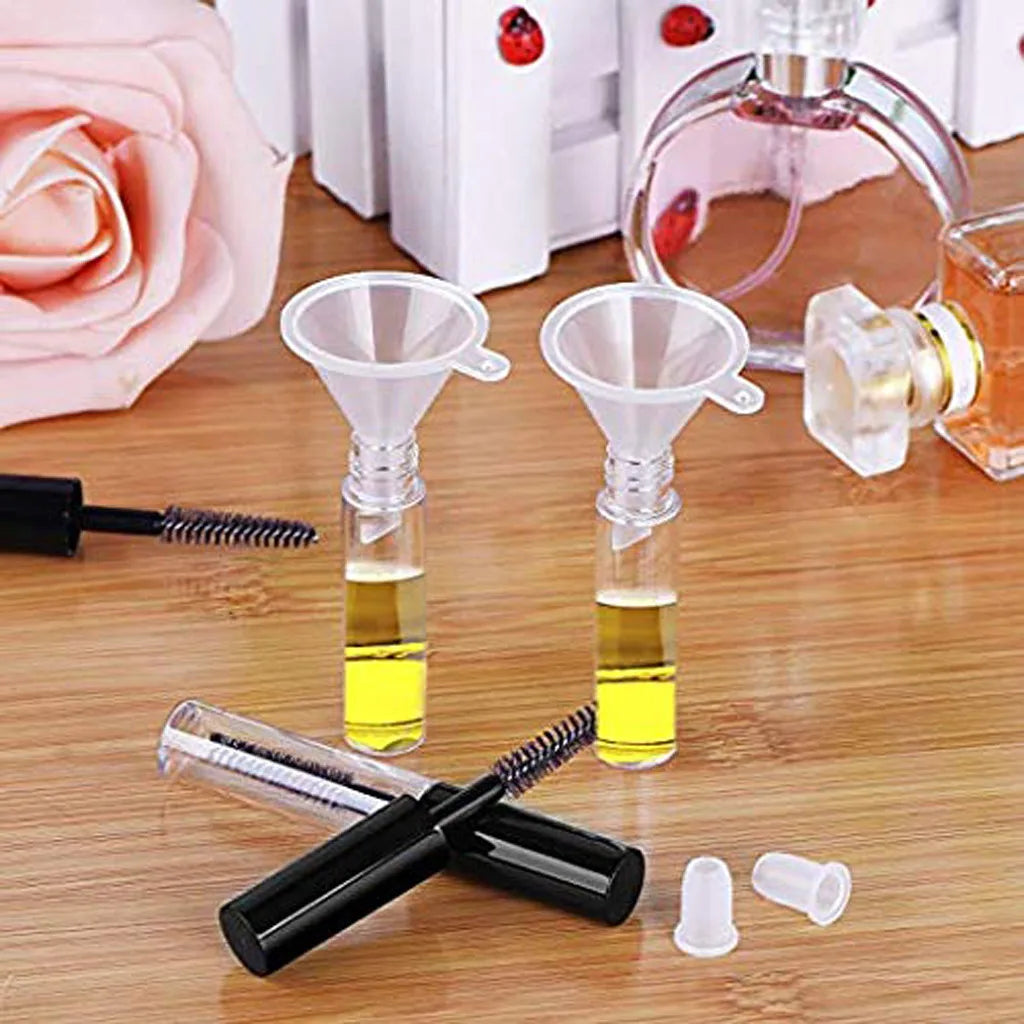 3-Pack 10ml Empty Mascara Tubes with Wand & Funnel | Refillable