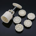 5-Piece Sakura Cookie Mold Set – Cherry Blossom Fondant Cutter Cookie Mold Set Oasis Select light green