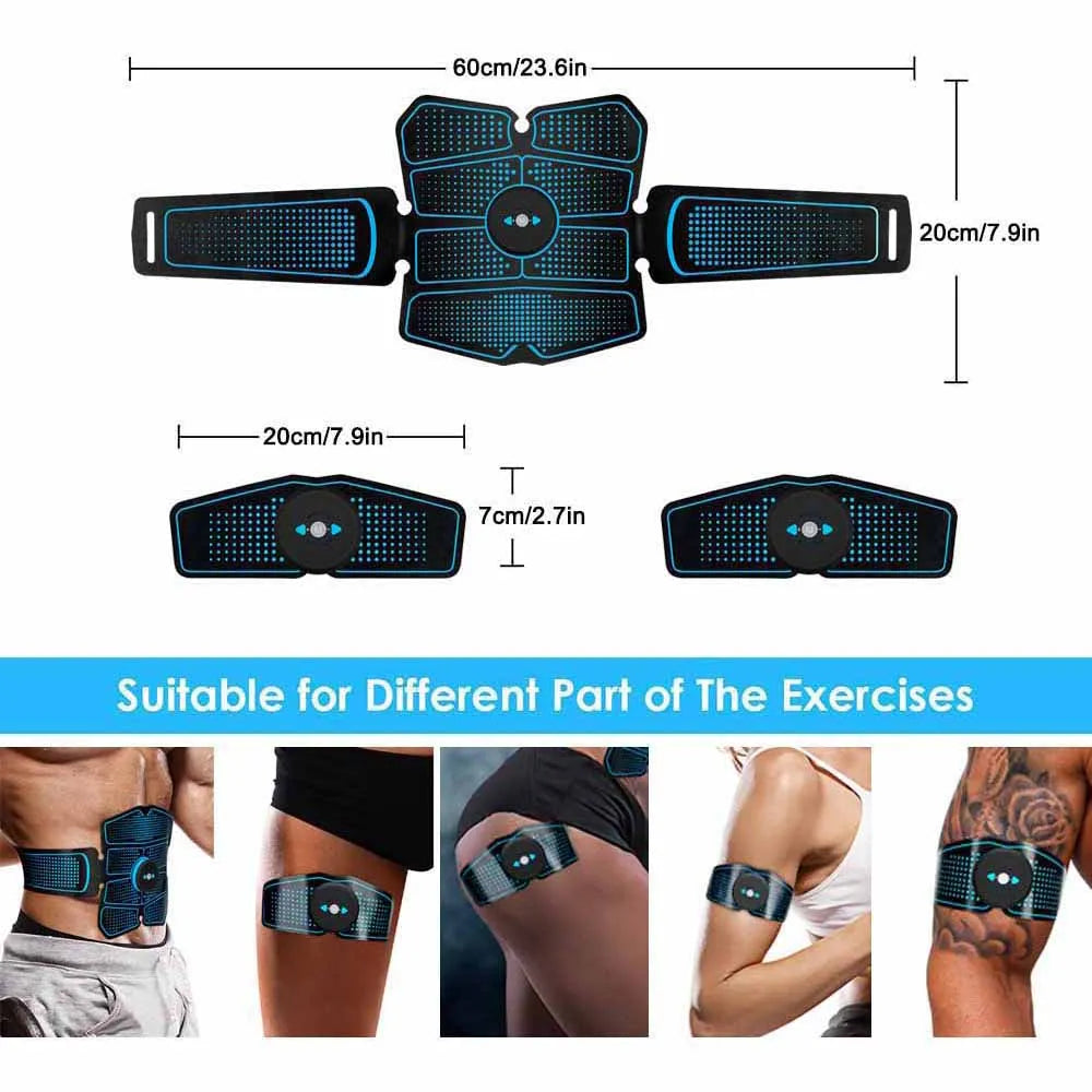 EMS Electrical Muscle Stimulator Press Machine Abdominal Belt Electrostimulation Fitness Slimming Abs Trainer Fitness Equipment Oasis Select