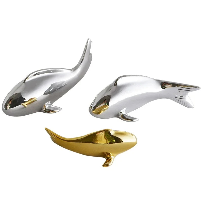 European electroplating fish 3D three-dimensional wall decoration living room dining room background wall decoration room decor Oasis Select