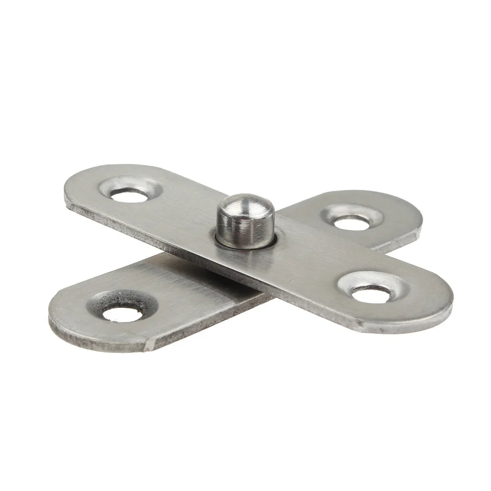 360 Degree Hidden Hinges For Doors Stainless Steel Upper Lower Hinge Door Pivot Hinge Hardware Tool Furniture Fittings Loop Oasis Select