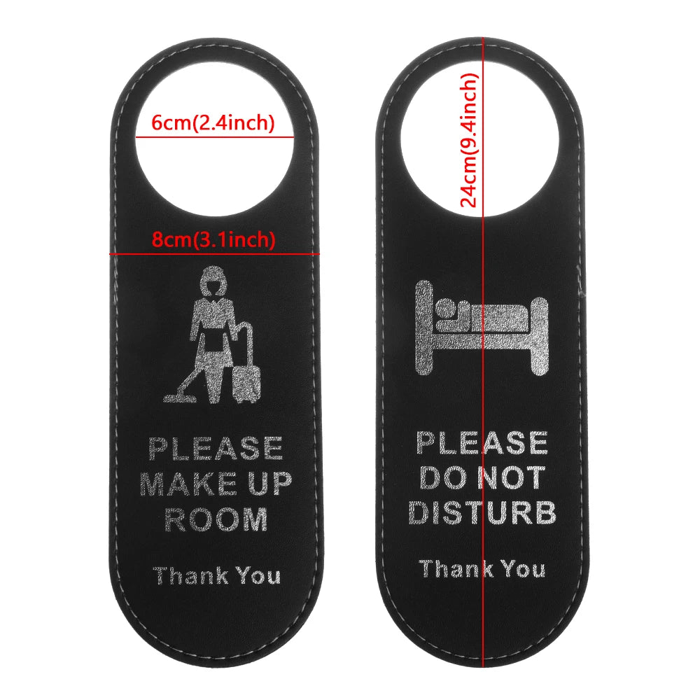 Double-Sided Door Hanger Sign – Do Not Disturb & Make Up Room