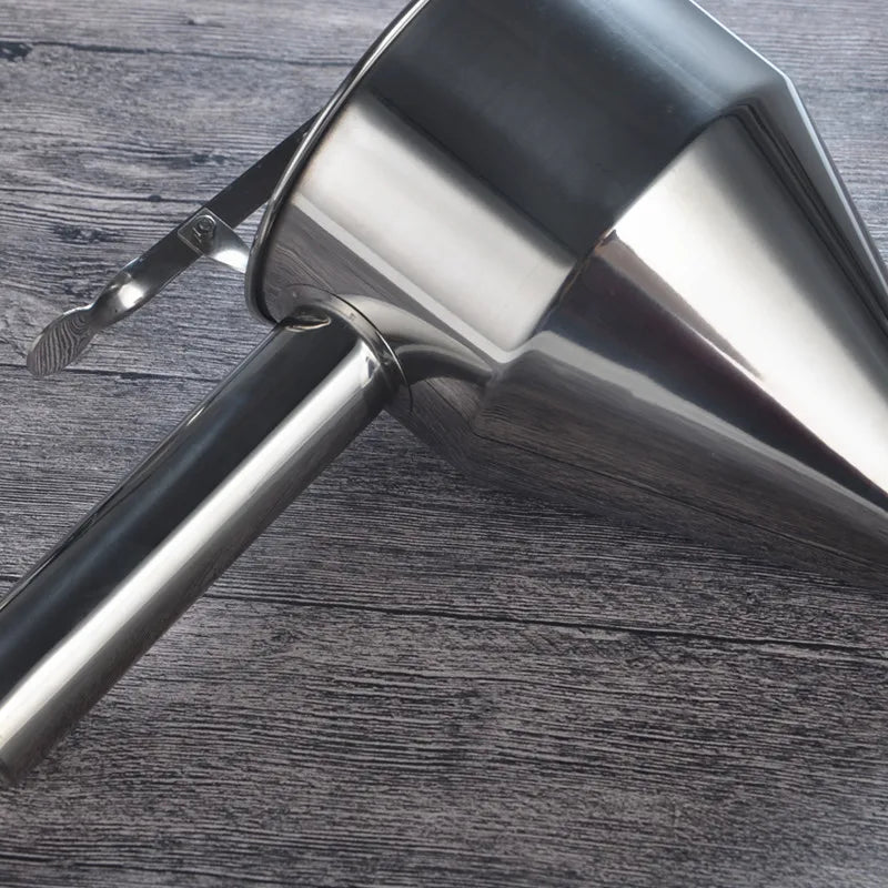 Stainless Steel Batter Dispenser Funnel – Octopus Balls & Baking Batter Dispenser Funnel Oasis Select
