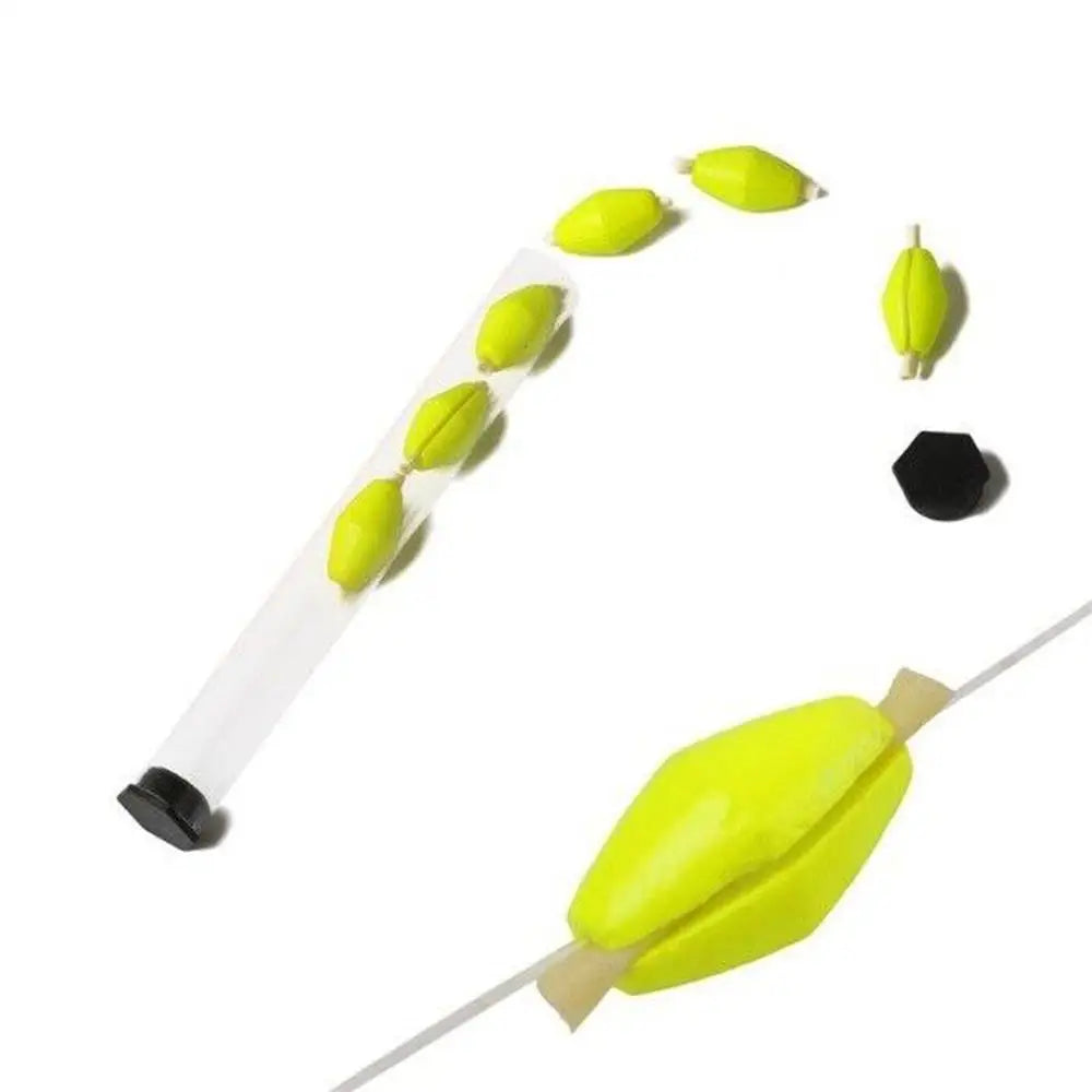 6PCS Fluorescent Orange/Yellow Fly Fishing Tube Float Foam Strike Indicators High Visibility Oasis Select YELLOW