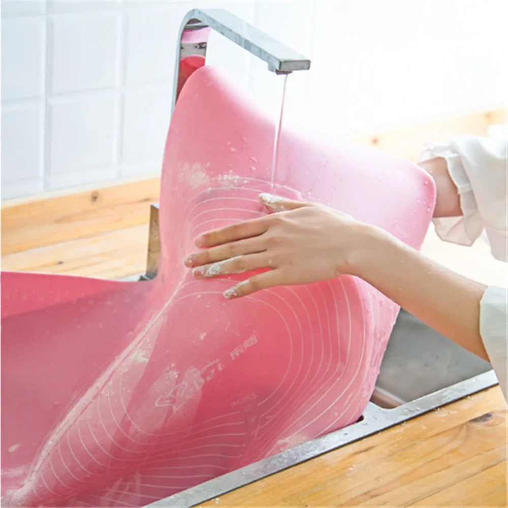 Silicone Baking Mats Pizza Dough Non-Stick Maker Holder Pastry Cooking Utensils Oven Pastry Mat Kitchen Gadgets Cooking Tools Oasis Select