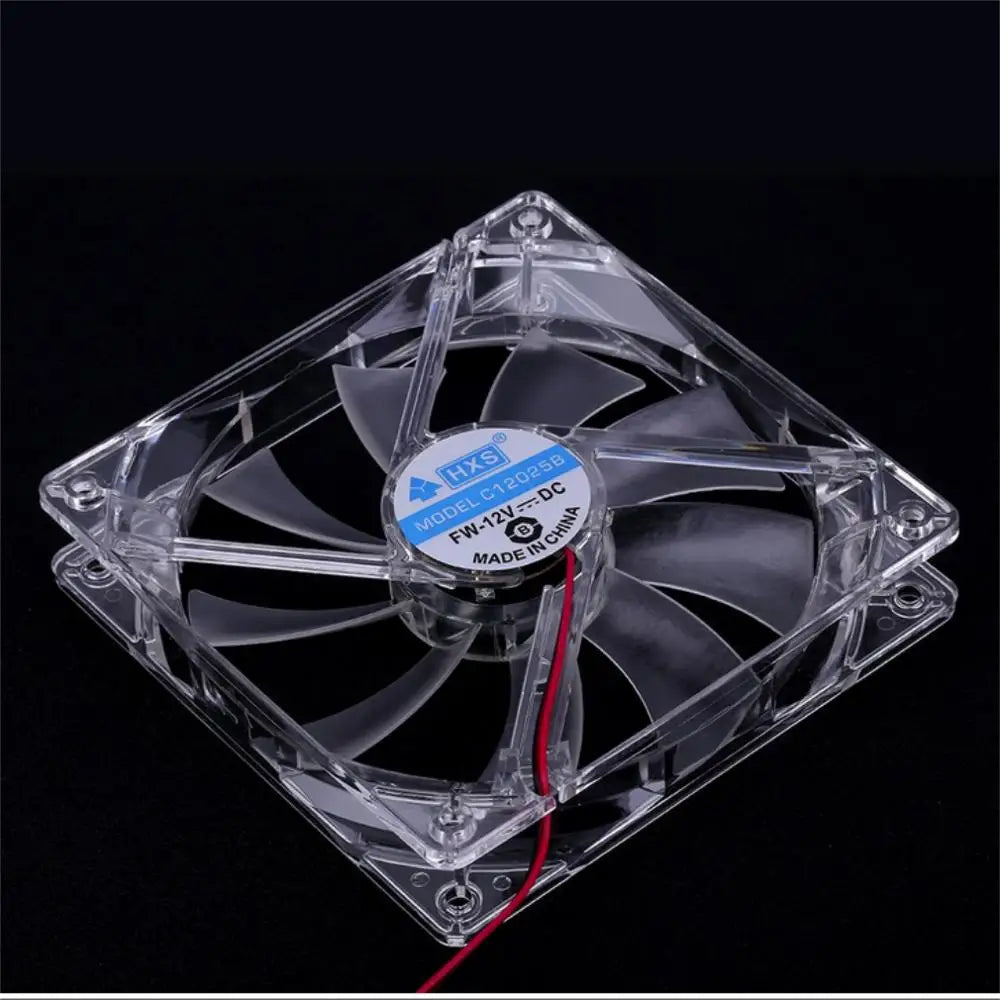 120mm PC Computer fan 4 LEDs Case colorful Cooling Fan Plastic 12CM Fan for Computer Case CPU Cooler Radiator pk arsylid cooler Oasis Select