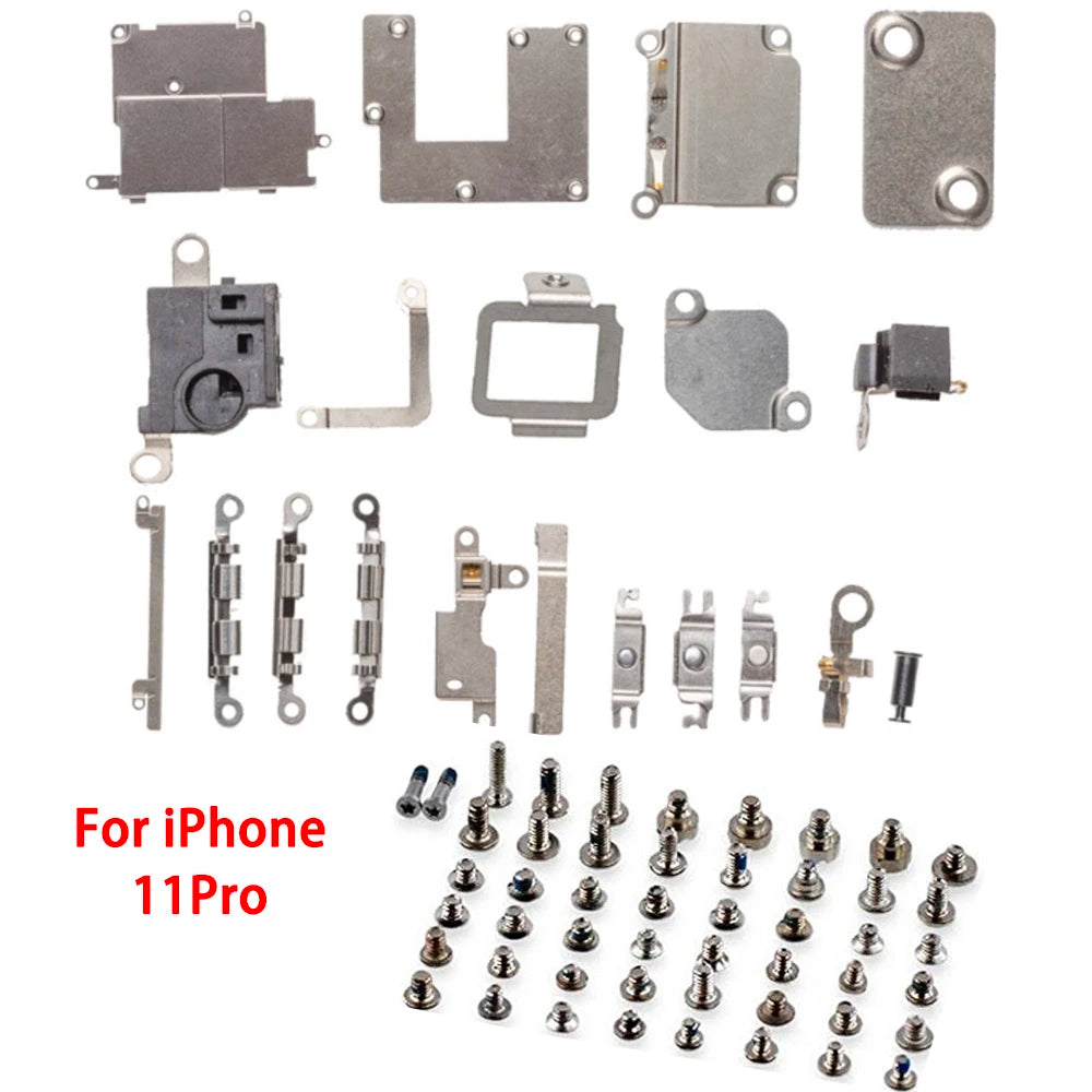 iPhone 6–11 Pro Max Inner Metal Bracket Shield Plate & Screws Set