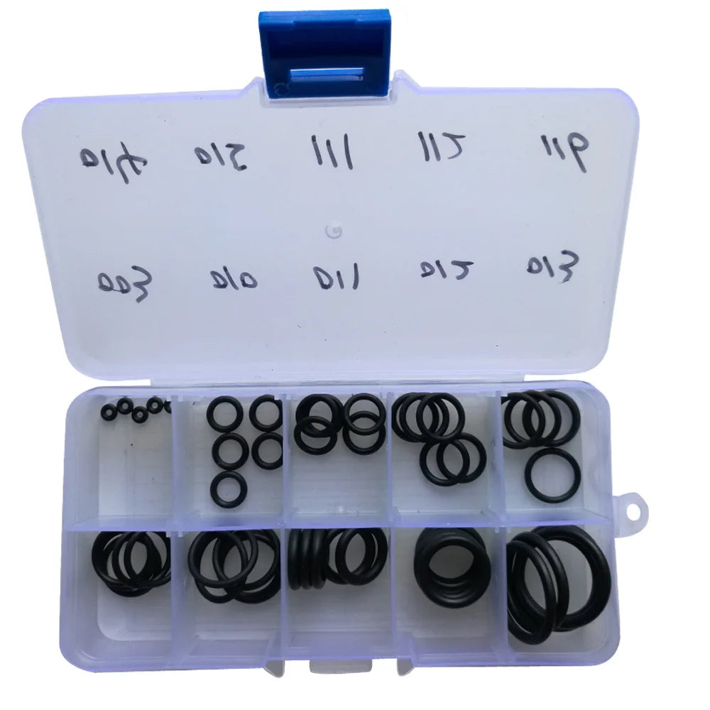 50Pcs 10 common sizes Scuba Diving O-ring Kit With box Nitrox Rubber Dive Gear Spare Replacement Diving Accessories Oasis Select Default Title