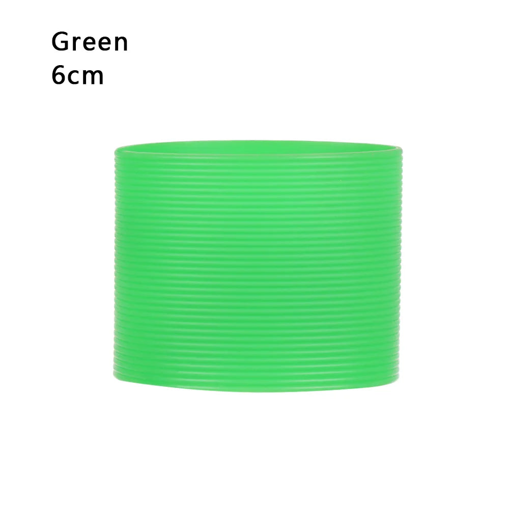 Silicone Non-slip Mug Sleeve Glass Bottle Cover Cup Sleeve Heat Insulation Bottle Sleeves For Mugs Ceramic Coffee Cups Wrap Oasis Select Green-6cm
