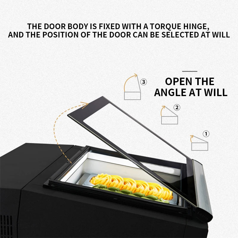 Desktop 3-Tray Ice Cream Display Freezer | SMART-03