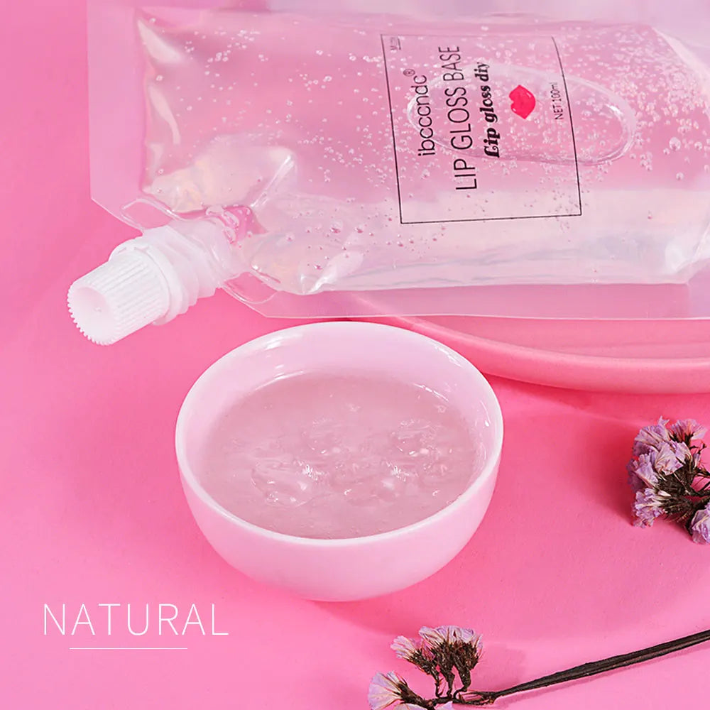DIY Clear Lip Gloss Base Gel – Moisturizing & Odorless 5×100ml