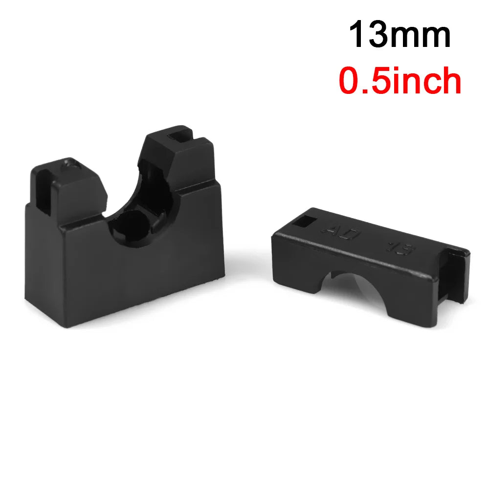 5Pcs 10-28mm PVC Pipe Clamps Wire Cable Fixing Holder Organizer Water Pipe Support Bellows Hose Hoop Buckle Electrical Fittings Oasis Select 13mm