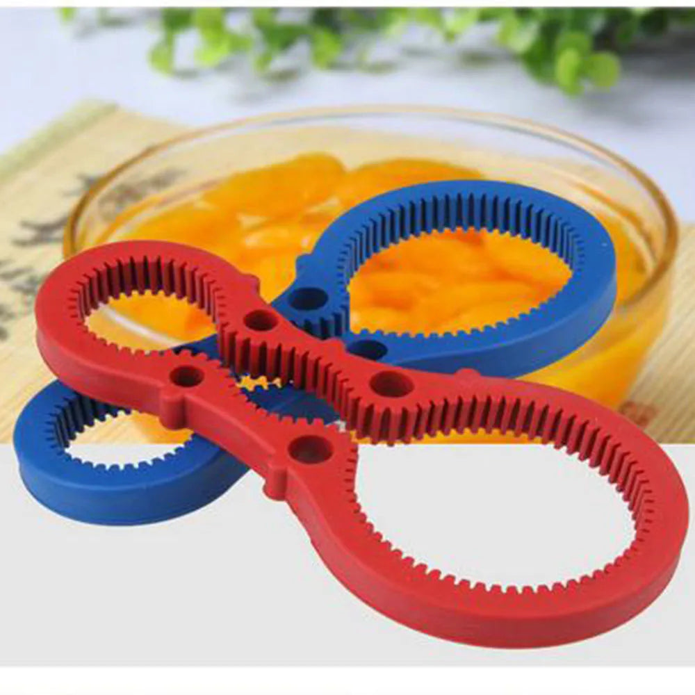 Creative Jar Opener Multi Purpose Jar Lids Bottle Cap Grip Rubber Opener Tool for Soda Bottles Condiments Canned Goods Bar Tools Oasis Select