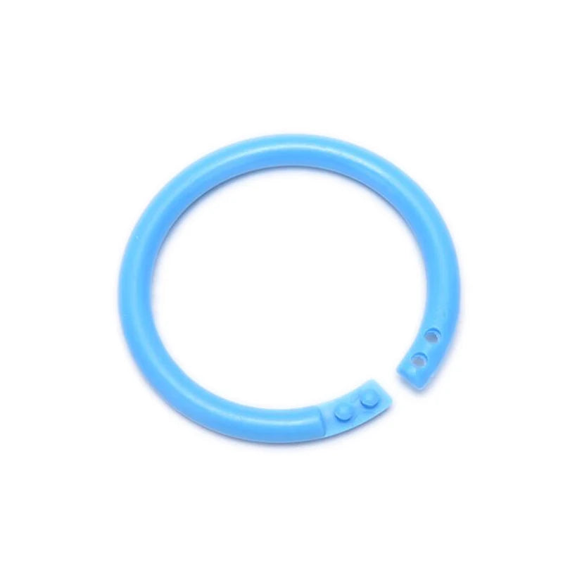 20Pcs 28mm Plastic Loose Leaf Binder Rings | DIY Notebook Albums