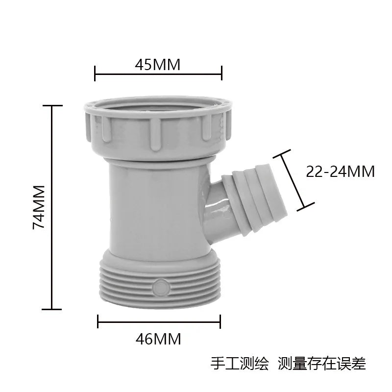 1PC Water Pipe Three-way Head Hose Connection Wash Basin Sink Waterer Pipe Interface Pipe Connector Kitchen Bathroom Accessories Oasis Select