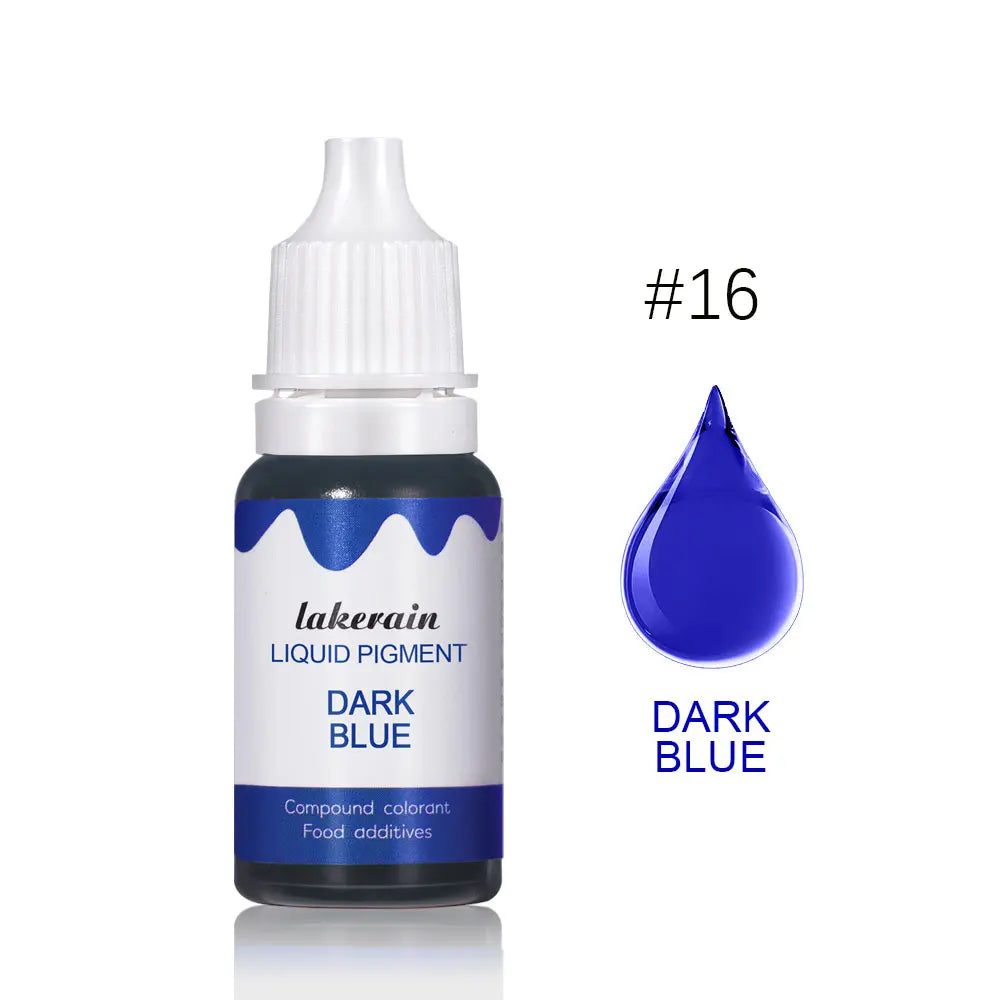 10ml Lip Gloss Liquid Pigment Flavor Essence Oil Drop for Clear Lip Gloss Base Gel Lip Glaze Odorless Moisturizing Lipgloss Base Oasis Select liquid pigment 16