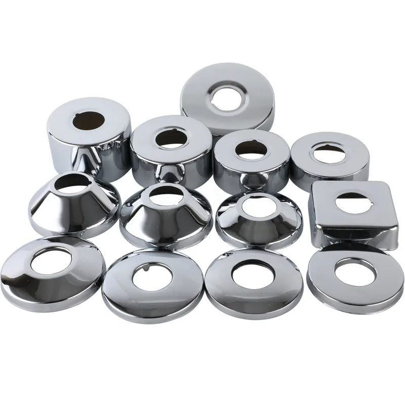 2PCS Stainless Steel Water Pipe Connector 1/2"3/4"1"Faucet Decorative Cover Heighten Valve Panel Shower Kitchen Tap Accessories Oasis Select