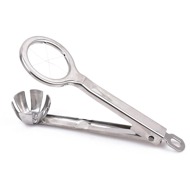 Multifunction Stainless Steel Egg Slicer Eggs Cutting Egg Wedges Fruits Slicing Strawberry Cheese Kitchen Tool Oasis Select Silver