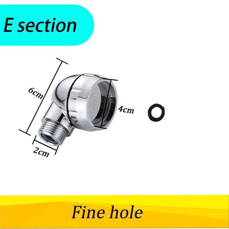 Bathroom Shower Head Hair Beauty Room Water-Saving Wash Shower Head Barber Shop Shower Nozzle Sprinkler Sprayer Filter Head Oasis Select E Small Chrome China Mainland Other