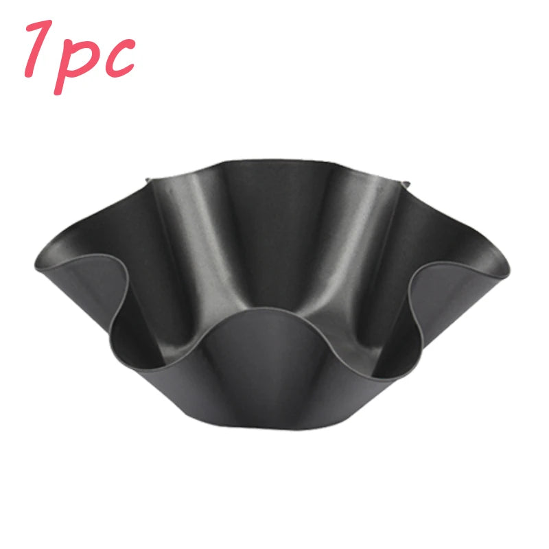 6-Piece Nonstick Flower Egg Tart Molds – Reusable Baking Cups Baking Mold Set Oasis Select 1pc