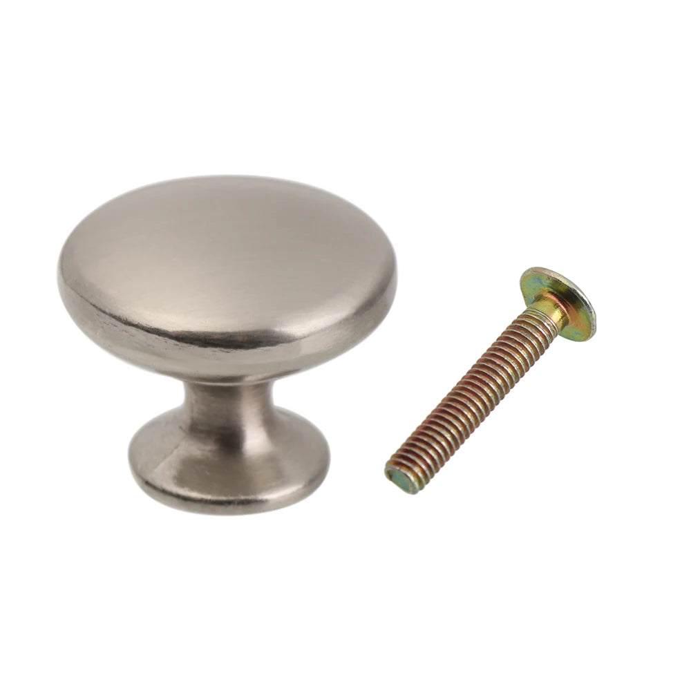Round Alloy Cabinet Handles Knobs Kitchen Cupboard Door Wardrobe Pulls Drawer Furniture Hardware Fittings Oasis Select