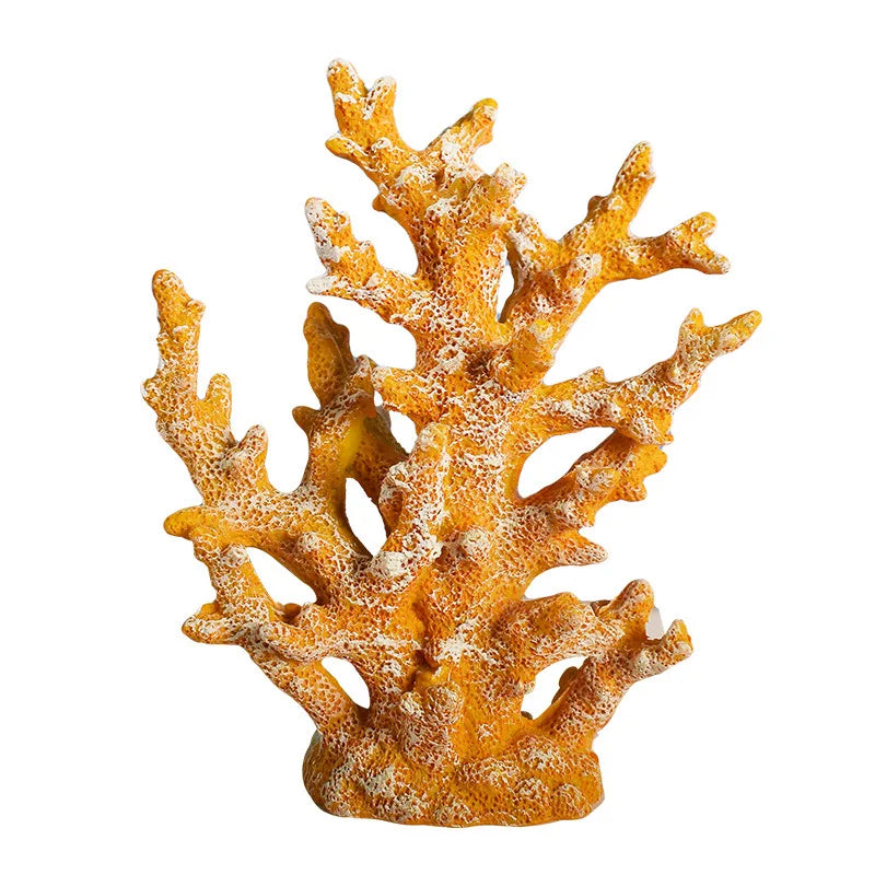 Mediterranean style resin false coral tree ornaments aquarium landscaping ocean style theme ornaments home decor Oasis Select
