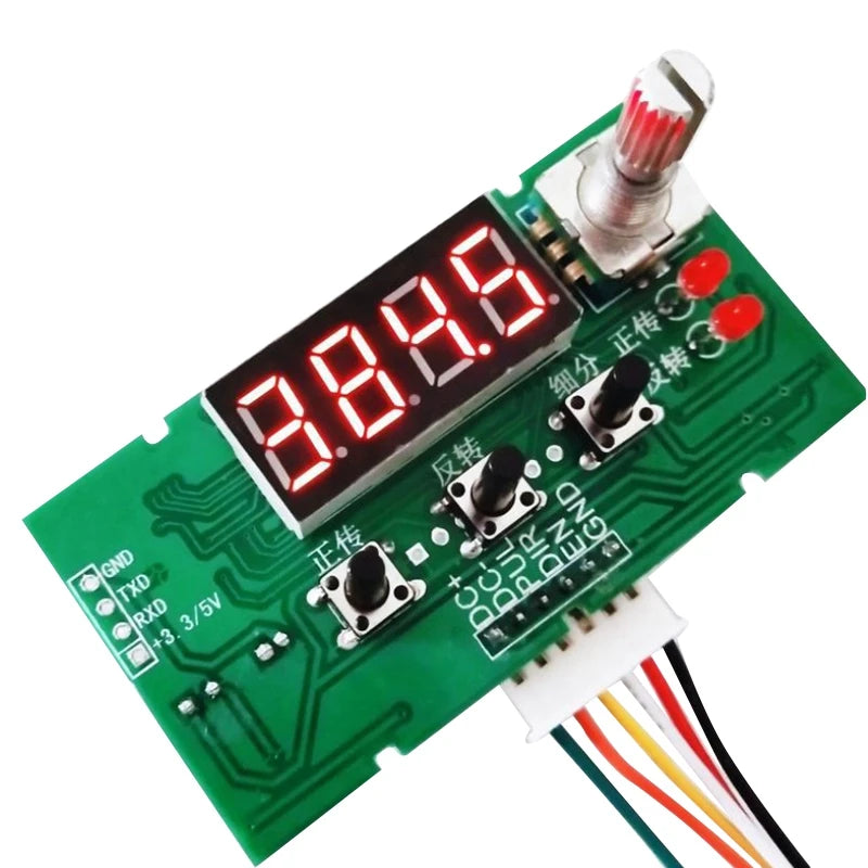 Speed RPM Display Stepper Motor Driver Controller Board Speed Adjustable Reversal Oasis Select NONE