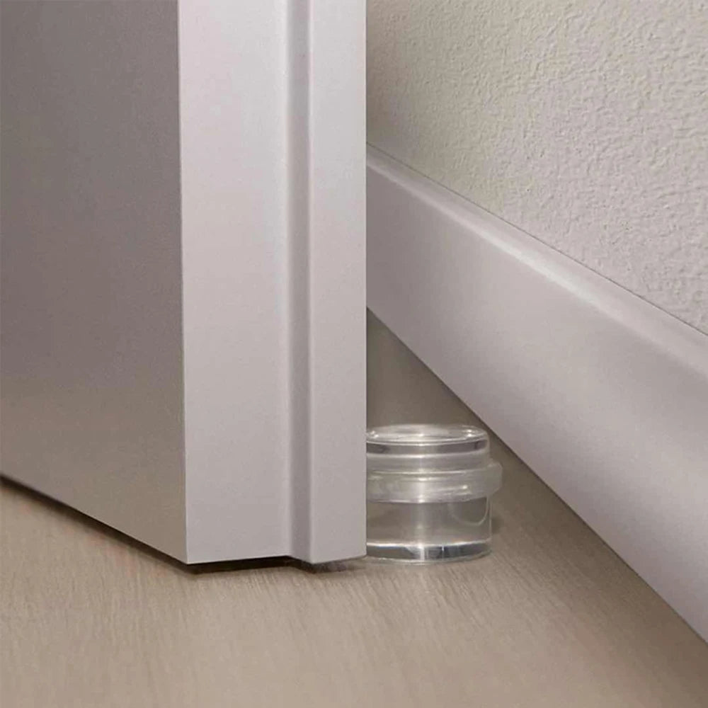 Clear Acrylic Door Stop – Self-Adhesive Wall & Floor Protector