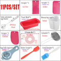 11-Piece Silicone Baking Set – Molds, Mat & Cake Tools Silicone Baking Set Oasis Select 11pc-set
