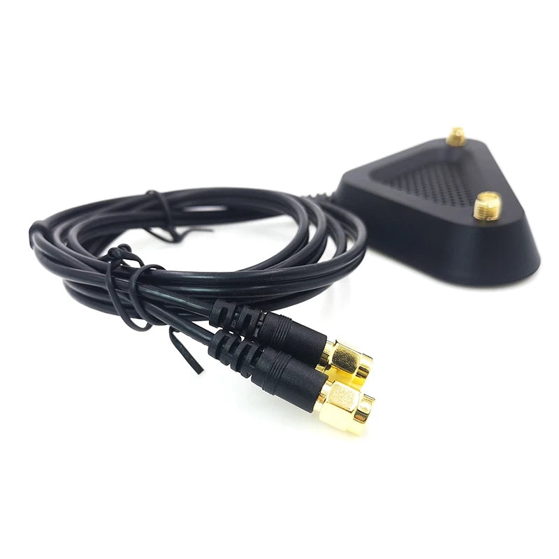 2.4G/5G Dual Frequency Extension Cable Antenna Wifi Router Wireless Network Card Connector Adapter Magnetic Suction Base Oasis Select