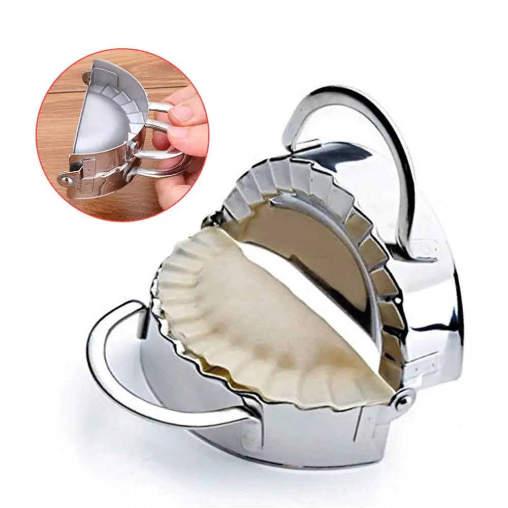 Stainless Steel Dumpling Maker Mould – Dough Cutter & Press Dumpling Mould Press Oasis Select Default Title