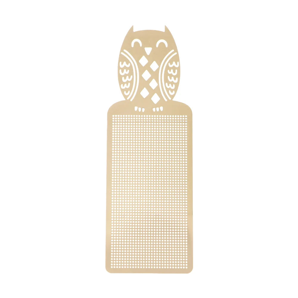 DIY Craft Cross Stitch Bookmark Butterfly Owl Stich Metal Silver Golden Needlework Embroidery Crafts Counted Cross-Stitching Oasis Select Owl Gold