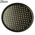 26/28/32CM Carbon Steel Non-stick Pizza Baking Pan Mesh Tray Plate Round Deep Dish Pizza Pan Tray Mould Bakeware Baking Tool Oasis Select 26cm