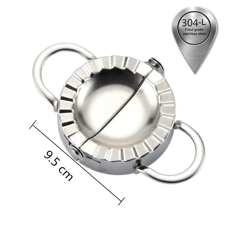 Stainless Steel Dumpling Maker Mould & Dough Cutter Press Dumpling Maker Mould Oasis Select