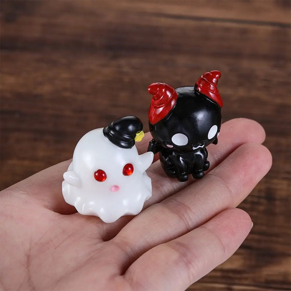 Halloween Pumpkin Ghost Vampire Micro Landscape Landscape Resin Craft Mini Fairy Garden Ornaments Home Decor Oasis Select