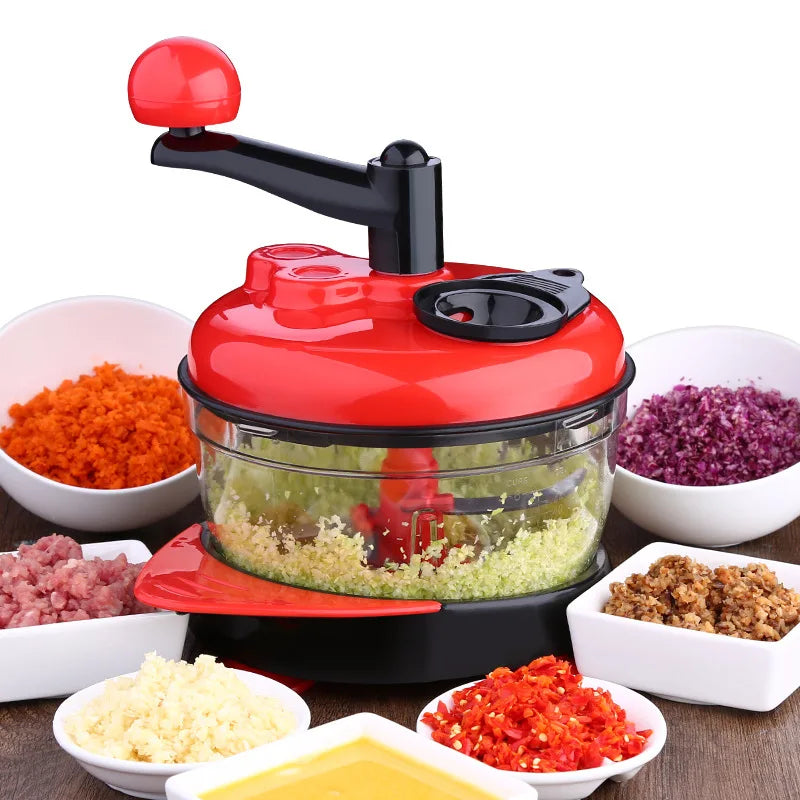 Multi-function Kitchen Manual Food Processor Household Meat Grinder Vegetable Chopper Quick Shredder Green Cutter Egg Blender Oasis Select Default Title