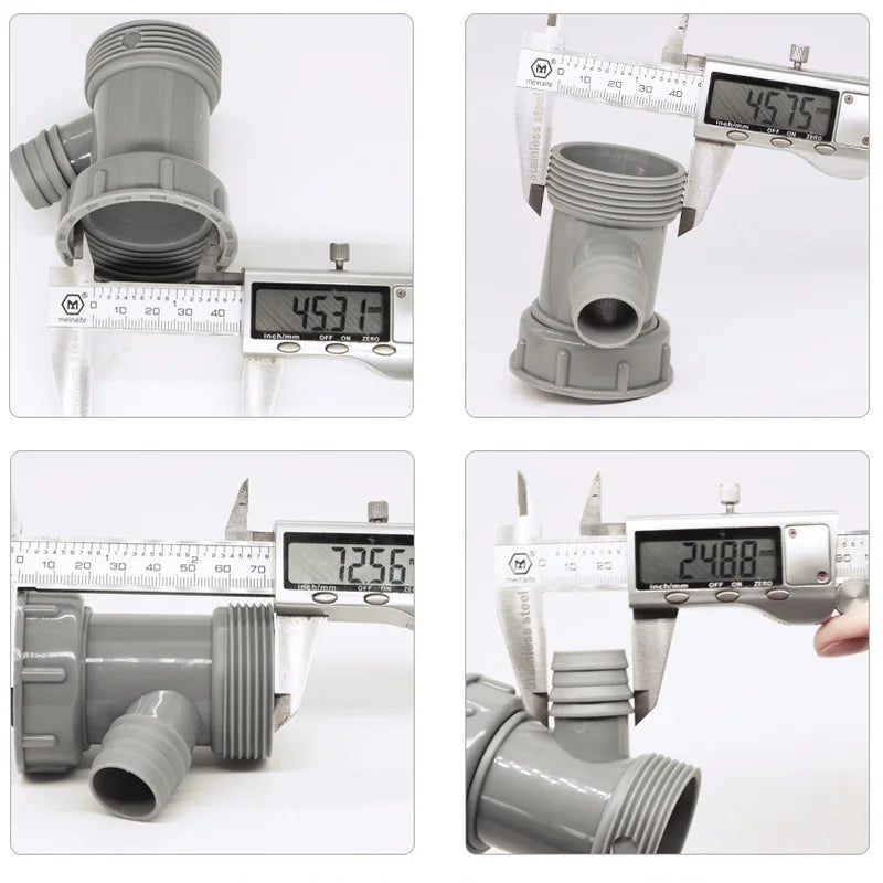 1PC Water Pipe Three-way Head Hose Connection Wash Basin Sink Waterer Pipe Interface Pipe Connector Kitchen Bathroom Accessories Oasis Select
