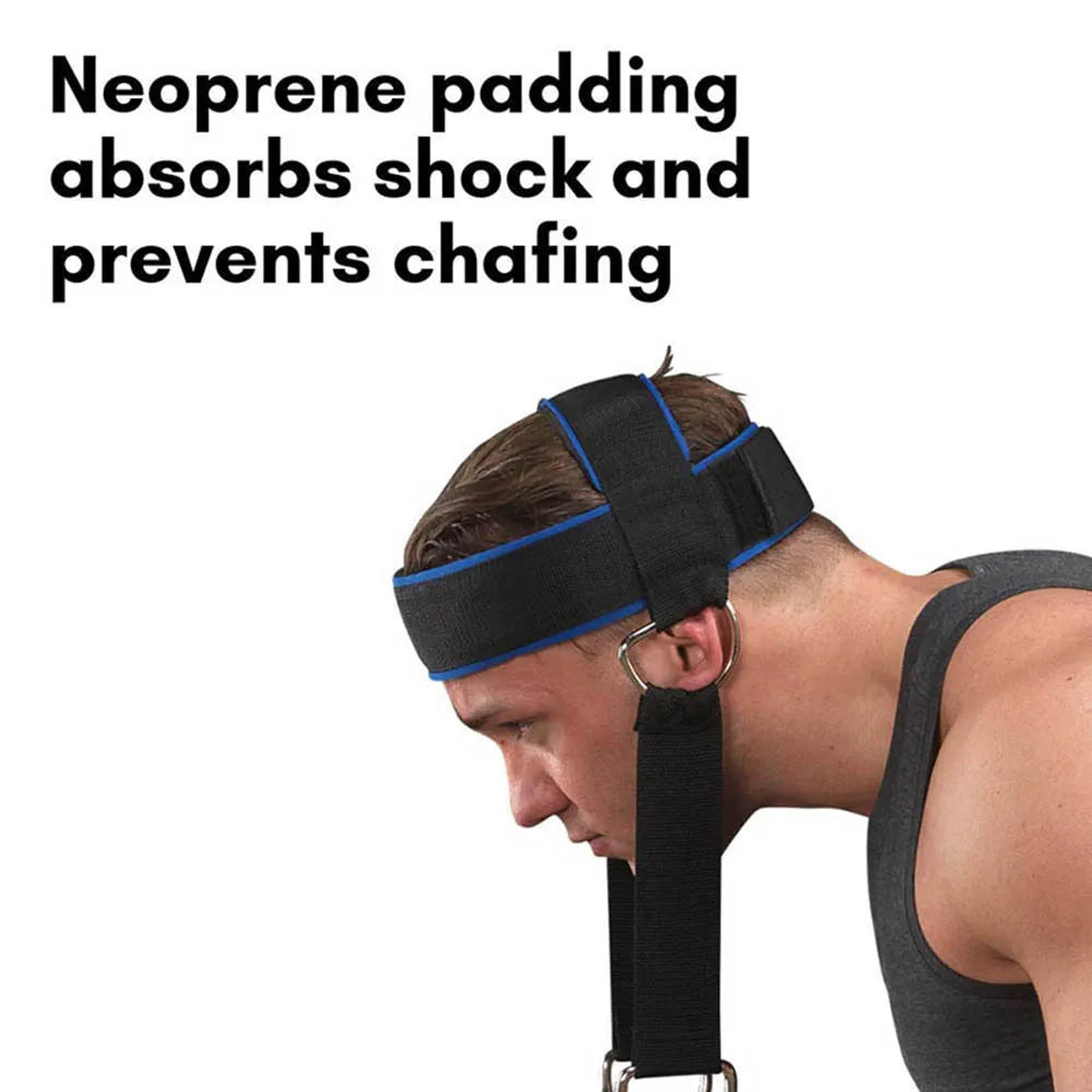 Head Neck Training Head Harness Body Strengh Exercise Strap Adjustable Neck Power Training Gym Fitness Weight Bearing cap Oasis Select