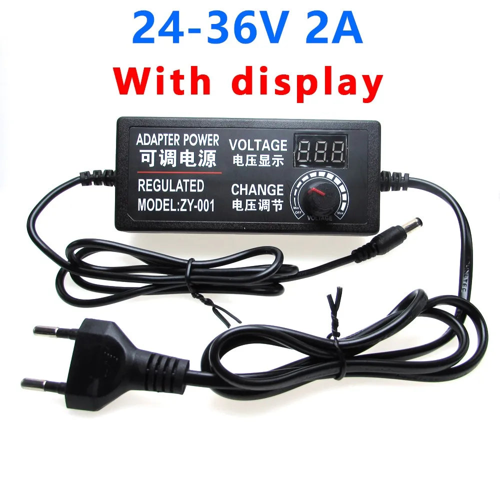AC DC Power Supply Adjustable 3V 5V 9V 12V 24V 36V 1A 2A 5A 10A Led Power Supply Adapter 12 24 220 V Volt Transformer 5V 12V 24V Oasis Select 24V - 36V 2A US Plug