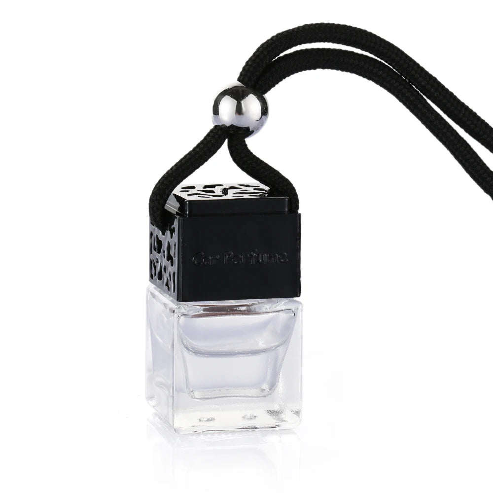 Car Perfume Bottle Perfume Pendant Household Storage Bottle Air Freshener with Flower for Essential Oils Auto Ornament Oasis Select 2