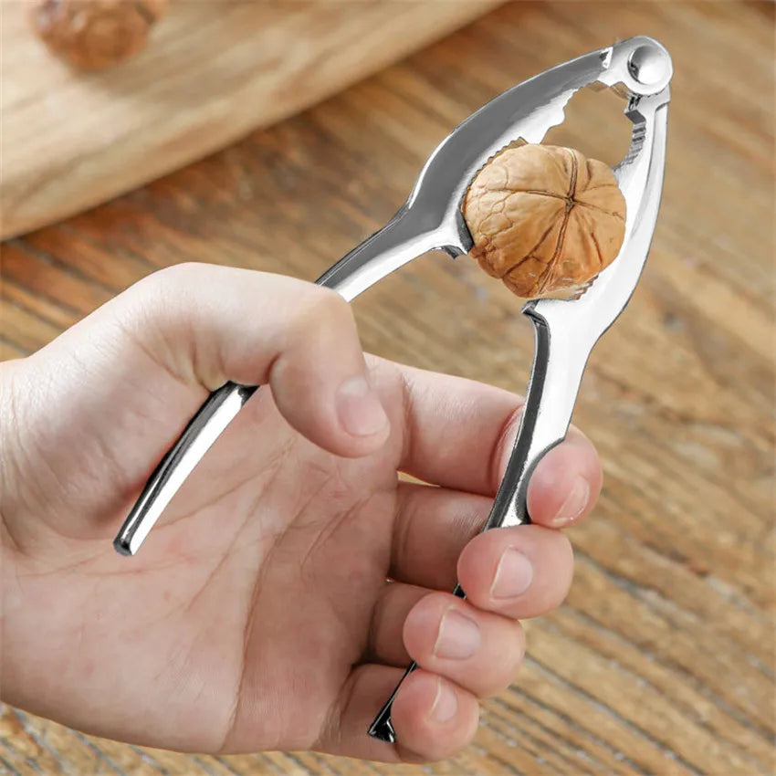 Zinc Alloy Nutcracker Sheller Crack Almond Walnut Pecan Hazelnut Filbert Nut Kitchen Nut Sheller Clip Tool Clamp Plier Cracker Oasis Select