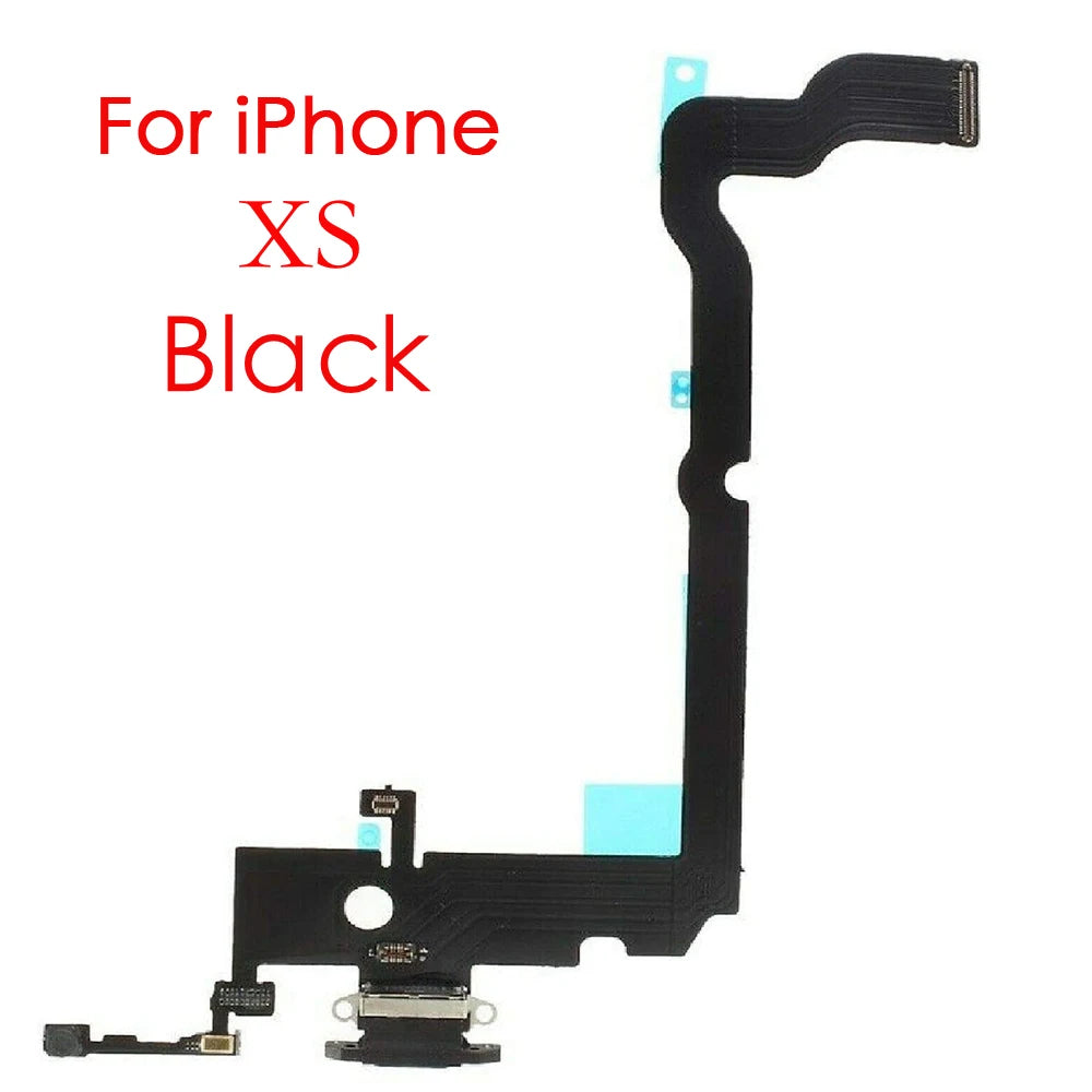 iPhone X XR XS Max Charging Port Dock Flex Cable & Mic Replacement