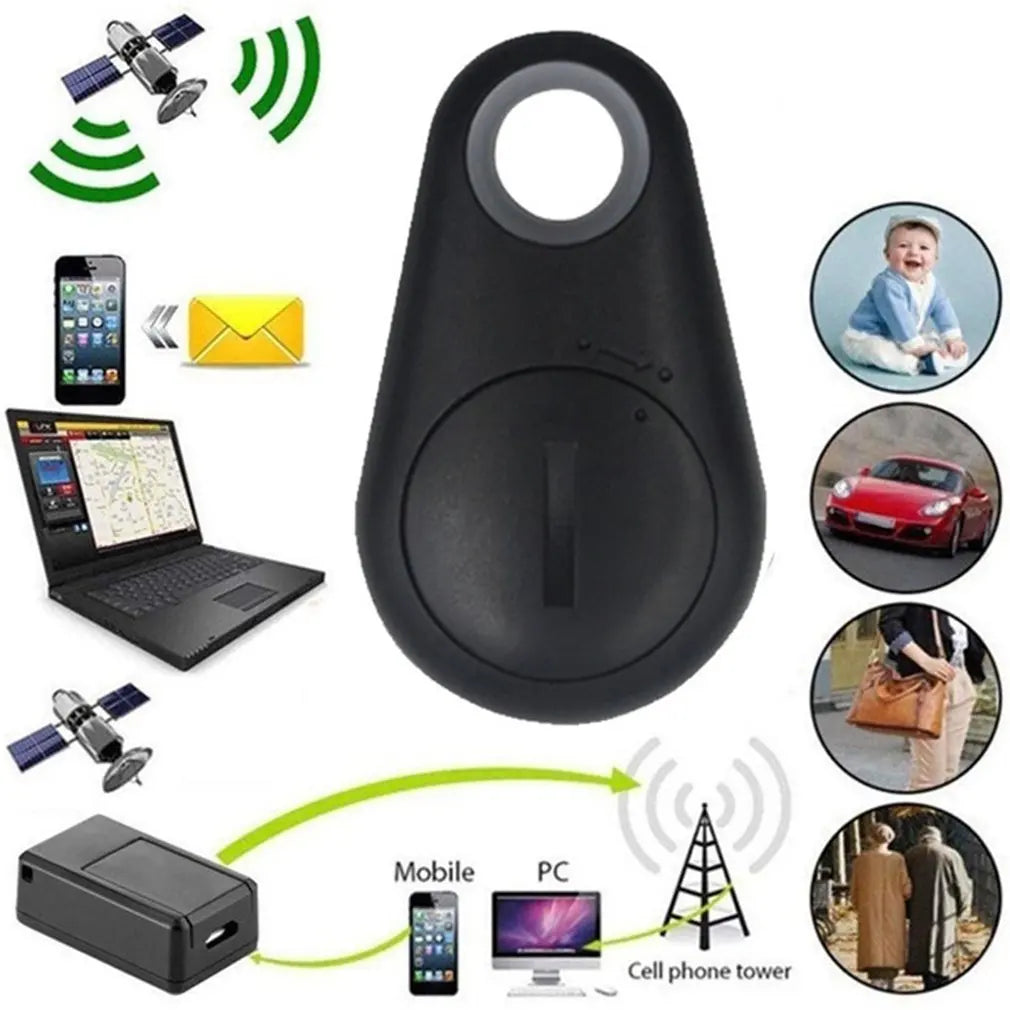 Mini Fashion Smart Dog Pets Bluetooth 4.0 GPS Tracker Anti-lost Alarm Tag Wireless Child Bag Wallet Key Finder Locator Oasis Select
