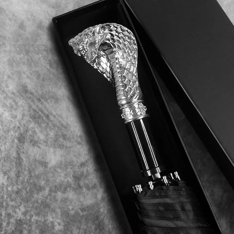 Retro folding umbrella 12 zodiac umbrella sunny and rainy men's Retro original design umbrella umbrella Oasis Select Snake